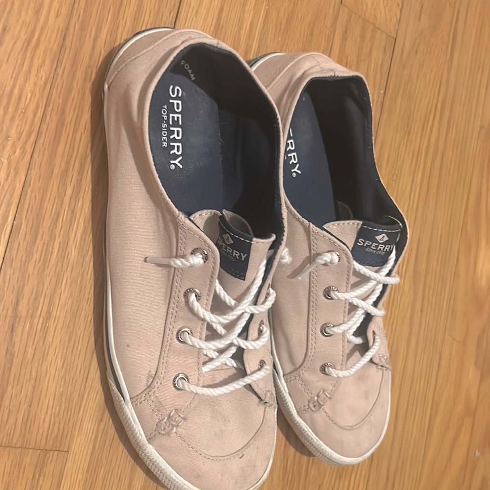Pink Sperry Sneaks